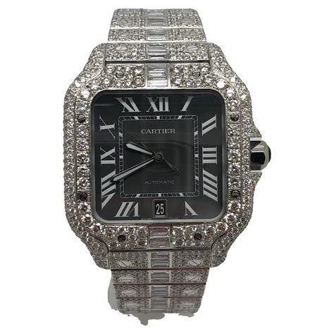 fake ice watch amazon|iced out cartier watch real.